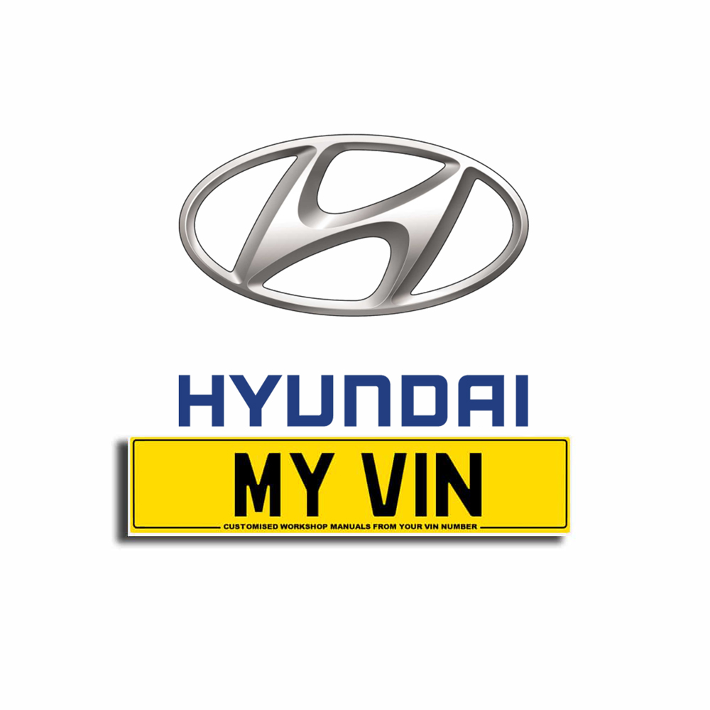 Image of Any Hyundai Vehicle Official OEM PDF Workshop Manual Created From your VIN Number